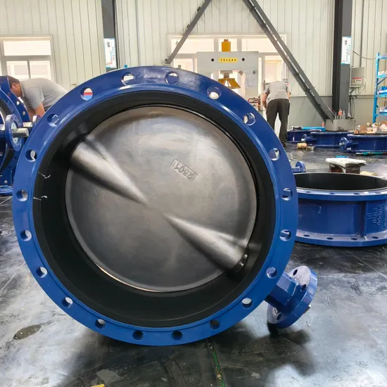 OEM ODM High-Performance Di DN1200 DN2000 Flange Butterfly Valve Used in Water Treatment, Oil & Gas, Chemical